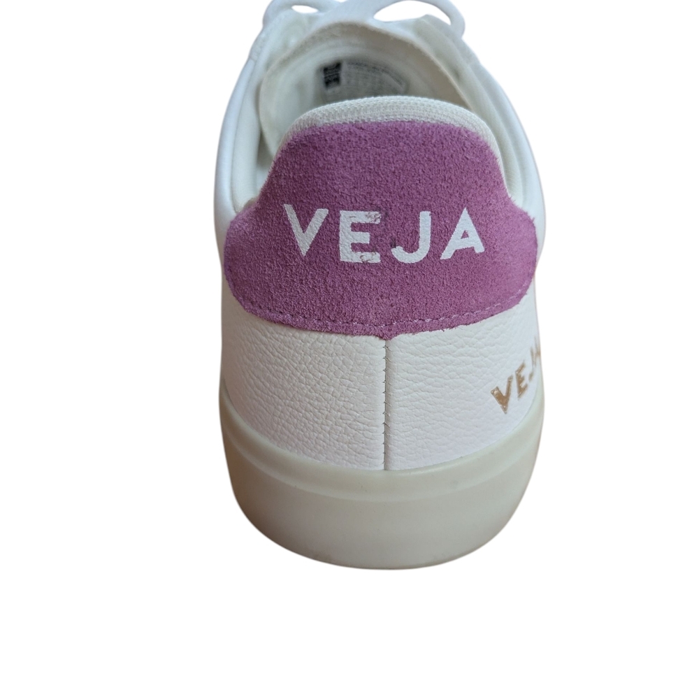 Veja Campo Leather White Mulberry Sneakers Size 39 - Picture 8 of 15